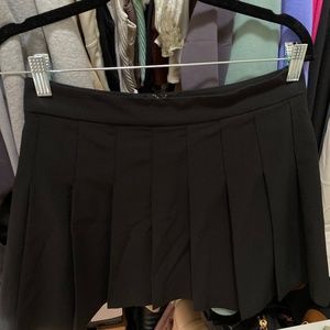 Mini pleated skirts